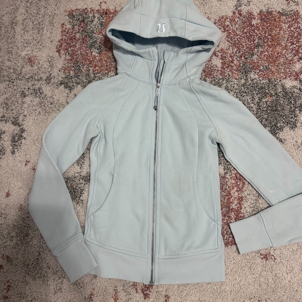 Lululemon Athletica Light Blue Women's Hoodie Jacket